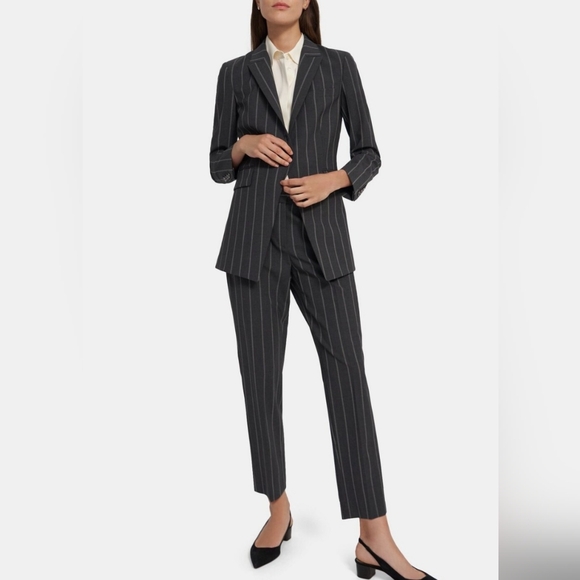 Theory Striped stretch blazer - Picture 1 of 5